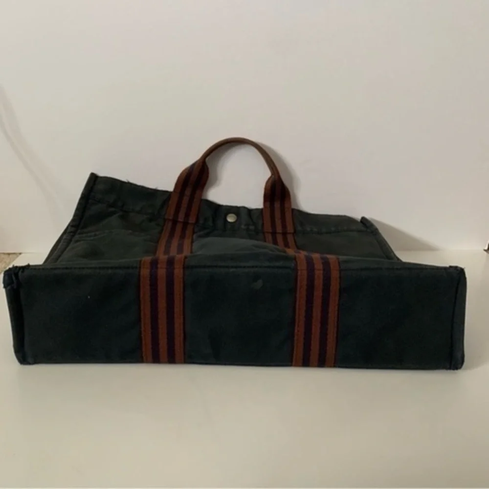 Hermes canvas tote